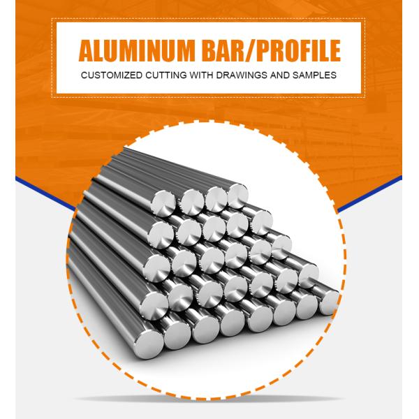 6063 6061 T6 Aluminum Round Bar T8 Aluminium Square Bar For Engineering
