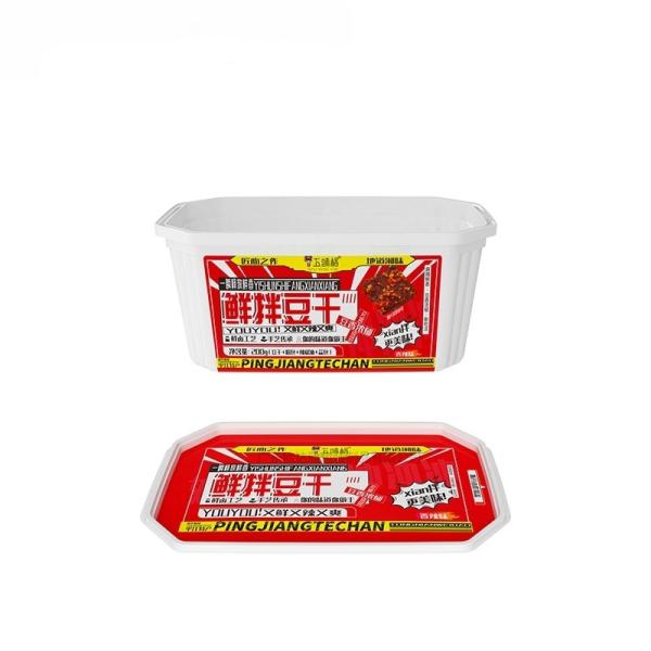 Disposable bowl for food packaging with lid and and customized design and eco-friendly and and customized logo printing