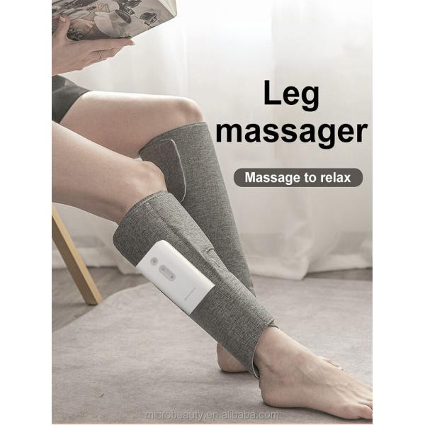 Wireless Air Compression Leg Massager Pressotherapy Electric Vibration Knee And Leg Massager