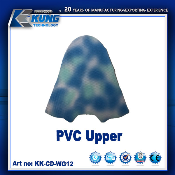 PVC upper/Oem Accept Tr Pvc Mesh Injection Sports Shoes Upper