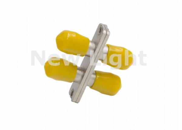 Buy ST Multimode Duplex Metal Fiber Optic Adapter For Data Processing Networks at wholesale prices