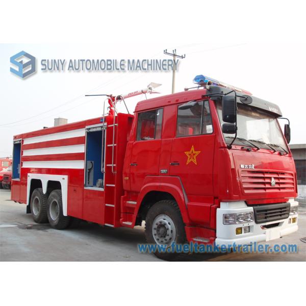 HOWO 15000L 6X4 3 Axle Fire Fighting Trucks ZZ5347V4647D1 Chassis