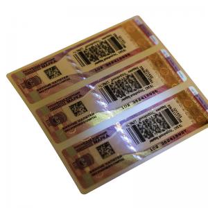 China HX-32 Waterproof Vinyl Sticker Paper Fragile Anti Counterfeiting ROHS on sale