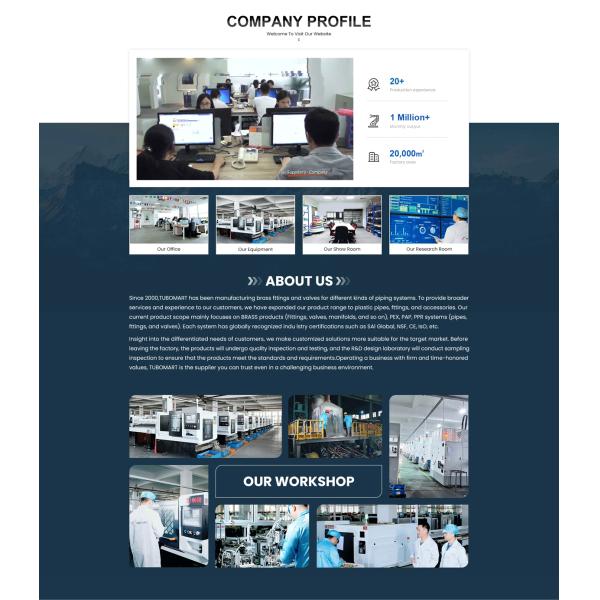 Long-lasting Pex AL pEX Pipe Press Fitting with 24-years Manufacturing Experience ISO 9001/9002 Certification