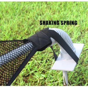 165cm Portable Football Rebounder Wall Black Soccer Training Dummy