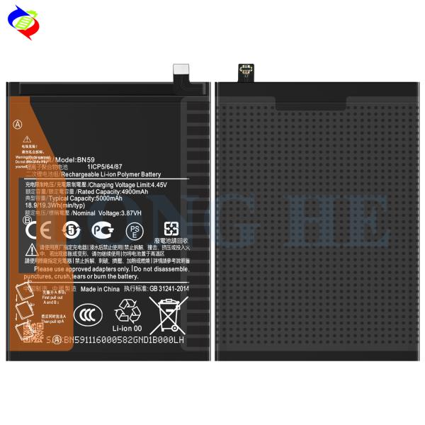 ODM/OEM BN59 Lithium-ion Polymer Battery for Redmi Note 10 4G 5000mAh 3.87V
