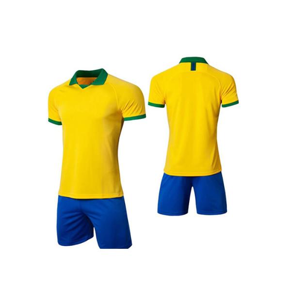 Cheap soccer uniforms for club soccer jersey set brazil football jerseys