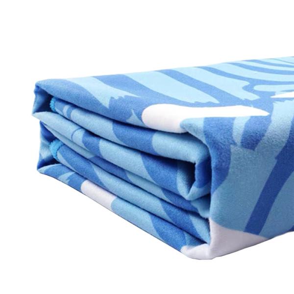 RPET Waffle Microfiber Custom Embroidered Beach Towels Blankets Sample Free