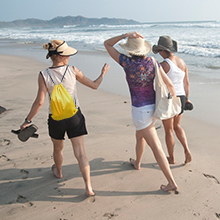 Multicolor Drawstring Backpack