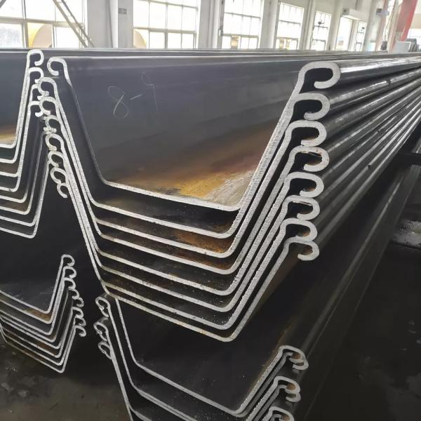 Hot Rollled Shape Carbon Steel Sheet Piling For Construction Used