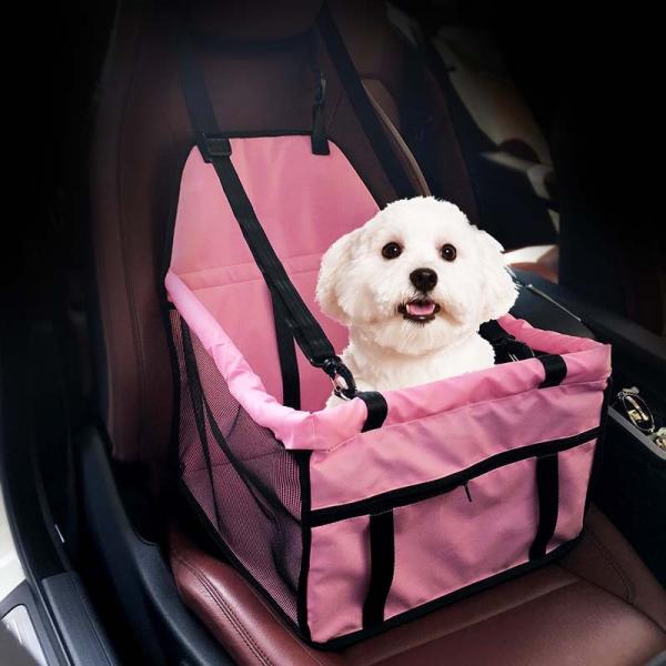 Washable Coral Fleece Pet Carrier Dog Car Seat Bag Cover