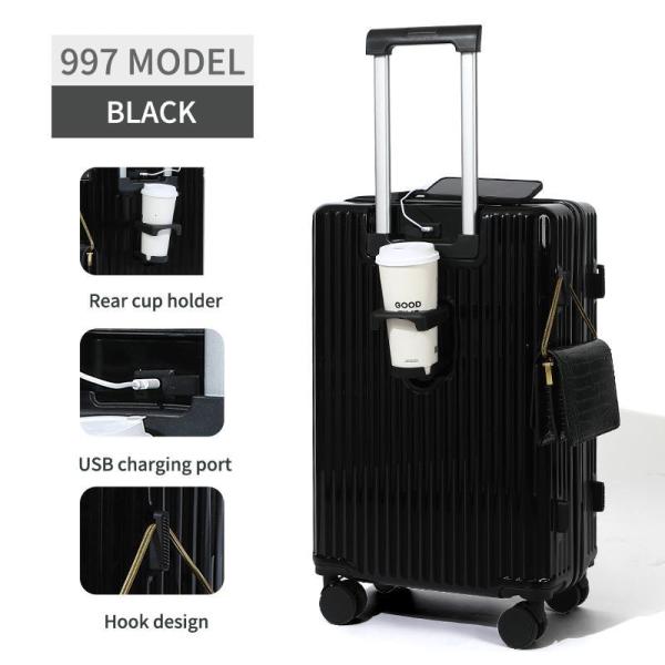 Upgrade Your Travel Gear with our ABS PC Aluminum Suitcase Available in Multiple Colors and Sizes