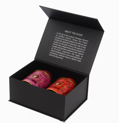 Custom Luxury Recyclable Cardboard Tea Boxes Matt Lamination