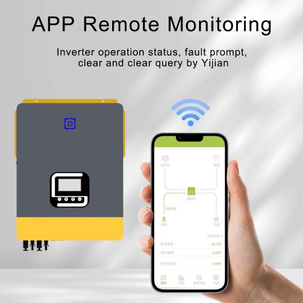 8KW Single Phase Solar Inverter 8000W 8Kva Dual MPPT Hybrid Inverter Pure Sine Wave