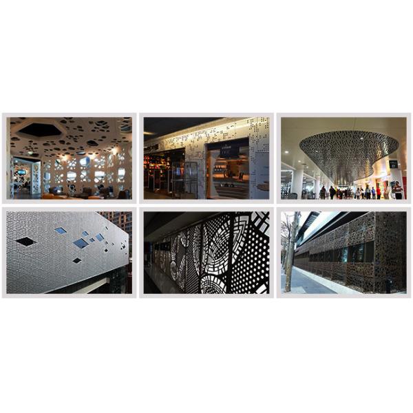 Curved Decorative Sheet Metal Panels Special Designed With Galvanized Surface