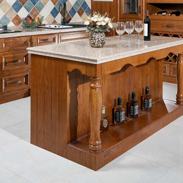 Plywood OEM E0E1 Solid Wood Kitchen Cabinets