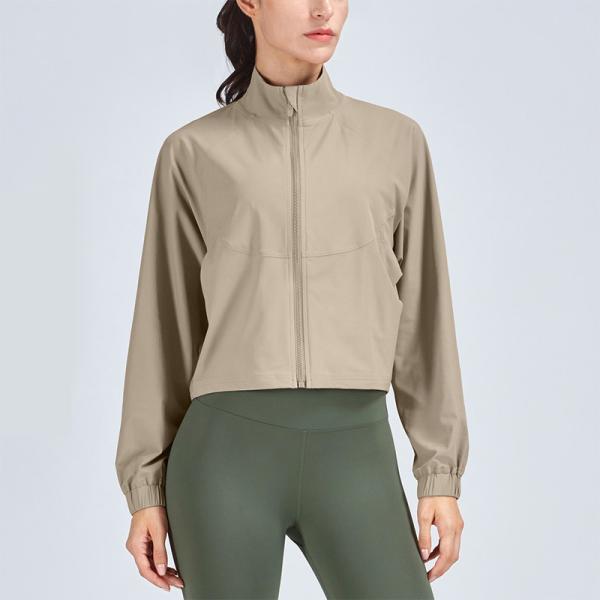 Equestrian Long Sleeve Horse Riding Tops High Neck Lock Zipper 4 Colors