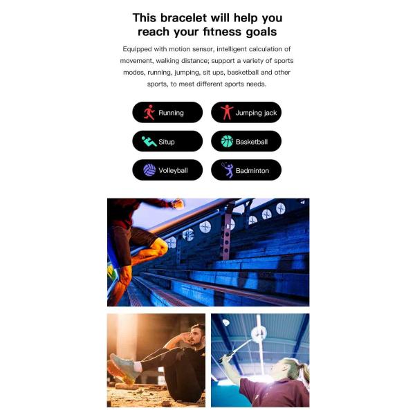 1.3inch Kids Full Screen Smartwatch Fitness Tracker With Fast Wireless Charging 160mAh