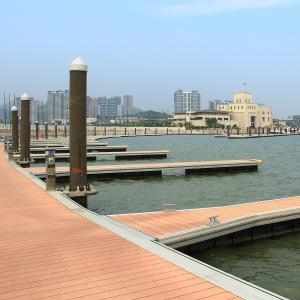 Quality Customized Aluminum Alloy Floating Dock Design Marine Floating Pontoon Walkway for sale