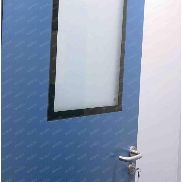 Antimicrobial Coating Pharmaceutical Clean Room Door Seamless And Adjustable Hinges