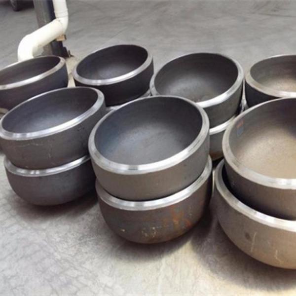 Sch80 Carbon Steel End Cap A234 Black 8" Sch40 Butt Weld End Cap