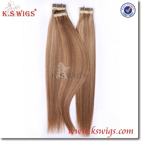 AAAAA 100% High quality Russian human hair extension-tape hair, 20pcs/pk