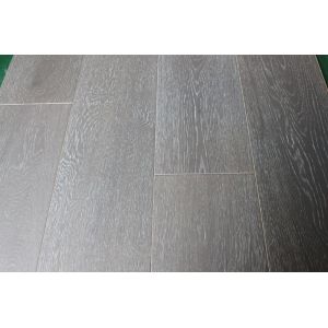 Quality Russian Oak Engineered parquet flooring with grey washed finishing for sale