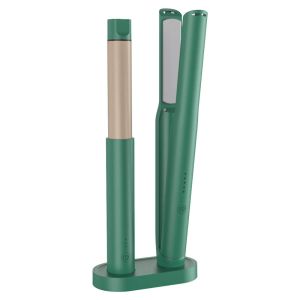 Quality EMC Certification Portable USB Rechargeable Straight Curly Hair Set for sale