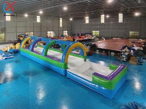 China OEM/ODM Commercial Inflatable Water Slides Inflatable Water Slip With Pool on sale