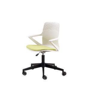 Quality Modern Swivel PP Plastic Training Chair With Wheels In stock for sale