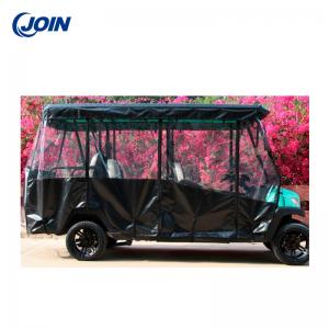 China Waterproof Golf Cart Rain Cover 6 Passenger Driving Enclosure on sale