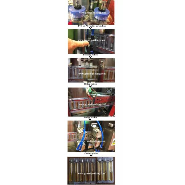 Suspension pesticide fertilizer plastic ampoule forming filling sealing machine