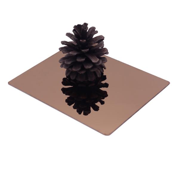 Astm 201 Stainless Steel Sheet Titanium Gold Mirror Coated 0.3mm Thickness