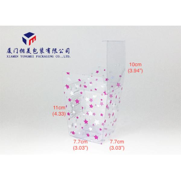Offset Printing Trapezoid Shape Clear PVC Plastic Retail Packaging Boxes For Gifts