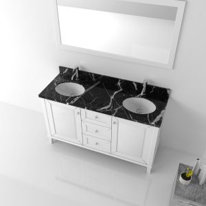 Modern Sanitary Furniture Bathroom Cabinet Sets With Double Basin