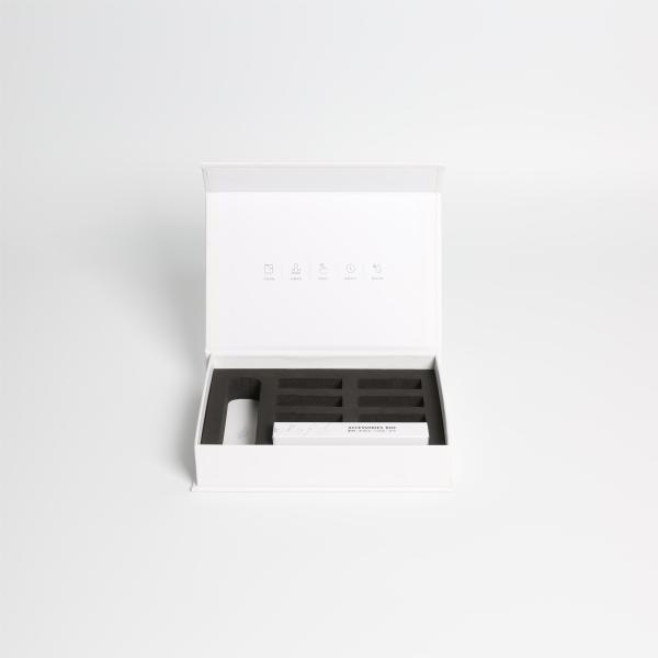 Custom Magnetic Electronic Gift Box With Rectangular Shape And Customizable Insert For Elegant Presentation