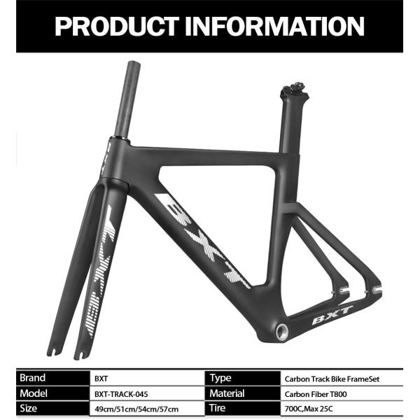 700C Carbon Road Bike Frame TT Bike Aero Shaping Time Trial Frameset