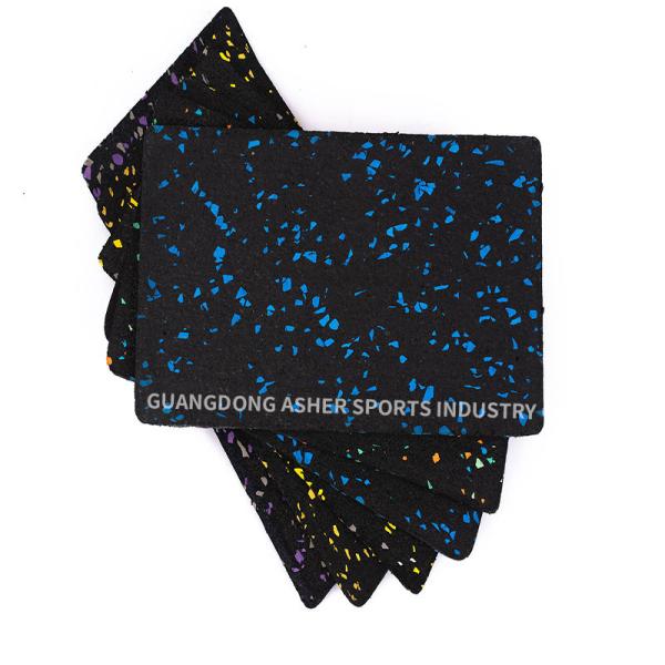 Anti Fatigue Gym Rubber Mat Rolls EPDM Material Interlocking Floor Tiles type