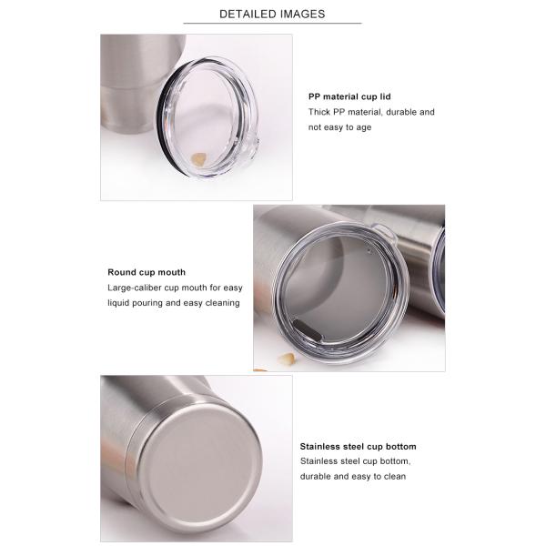 Vacuum Insulated SS304 Travel Tumbler Cup 30oz