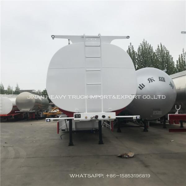 3 Axles Fuwa Or Bpw Liquid Transport Truck Trailer Can Be Heated 40 Cubic