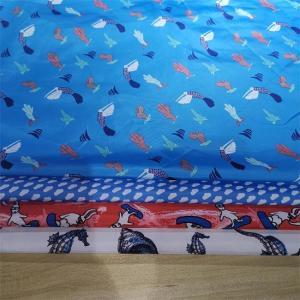 Quality 300t 70gsm Polyester Taffeta Waterproof Printed Fabric 50dx50d for sale