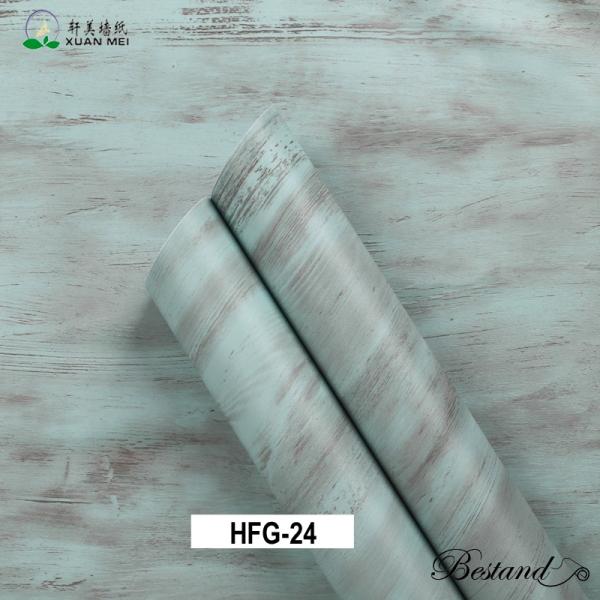 Removable Wood Wall Paper Decor with Vintage Wood Decorative Film Peel and Stick Wallpaper