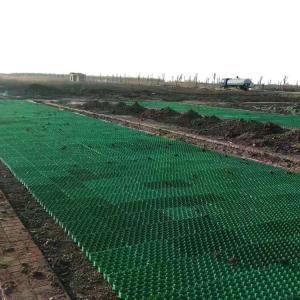 China 400*420mm*66mm HDPE Grass Paver Grid for Noble Living Community and Gravel Stabilizer on sale