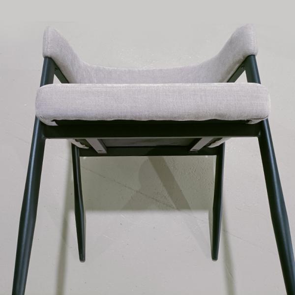 Modern Comfortable Leisure Dining Room Chairs Fabric Seat Material Dining Room Furniture