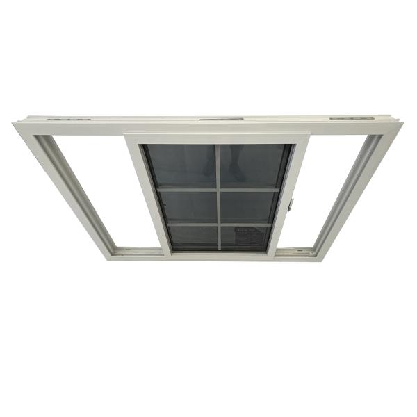 Customizable Friction Hinge Heavy-Duty 80mm UPVC Double Sliding Windows