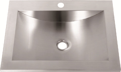 Customized Stainless Steel Luxury Bathroom Sink With Sound Insulating Coating And Pads