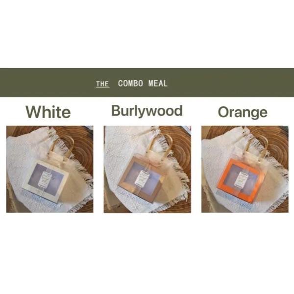 20cm*7cm*17cm Orange Coated Holiday Gift Boxes With Transparent Windows