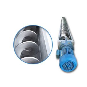 Quality Gearbox Carbon Steel Horizontal Auger Screw Conveyor for sale