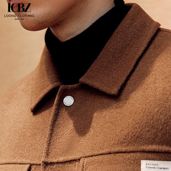 Woven Brown Business Casual Wool American Men's Jacket with 7 Days Sample Order Lead Time