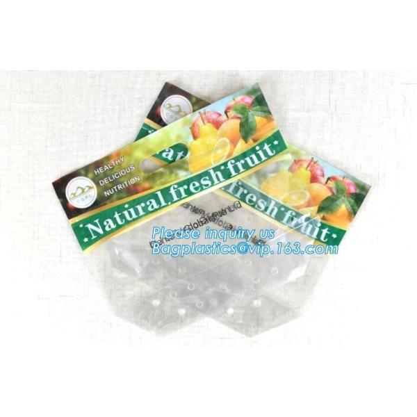 resealable stand up pouch slider zipper fresh fruit/vegetable protection packaging bag, OPP Laminated Slider Fruit / Gra